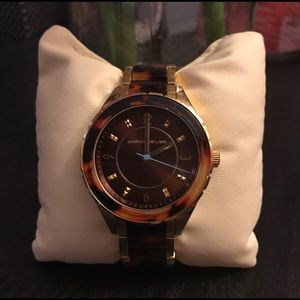 Kenneth Jay Lane Tortoise Watch w/extra links!